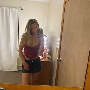 Red Corset Top Princess Polly